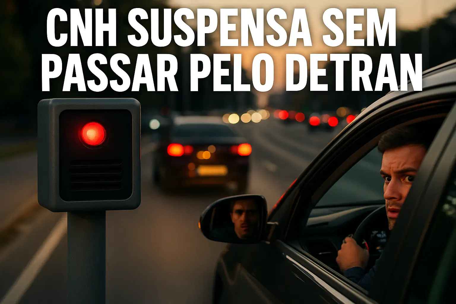 CNH suspensa automaticamente pela EPTC por excesso de velocidade já está valendo nesta capital, não precisa aval do Detran e pega motoristas de surpresa