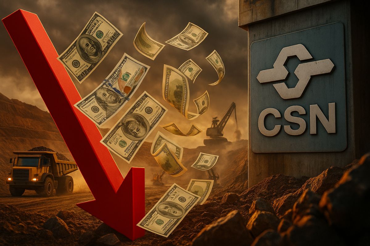 Lucro da CSN Mineração despenca com R$ 750 milhões em perdas e revela efeitos nocivos do câmbio no setor