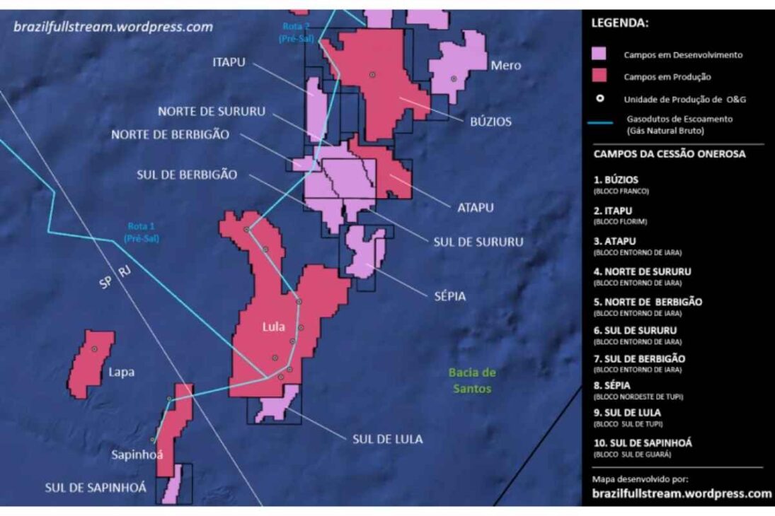 Campo de petróleo brasileño produce casi 1 millón de barriles por día, se encuentra a más de 5.000 metros de profundidad y opera con 6 plataformas gigantes