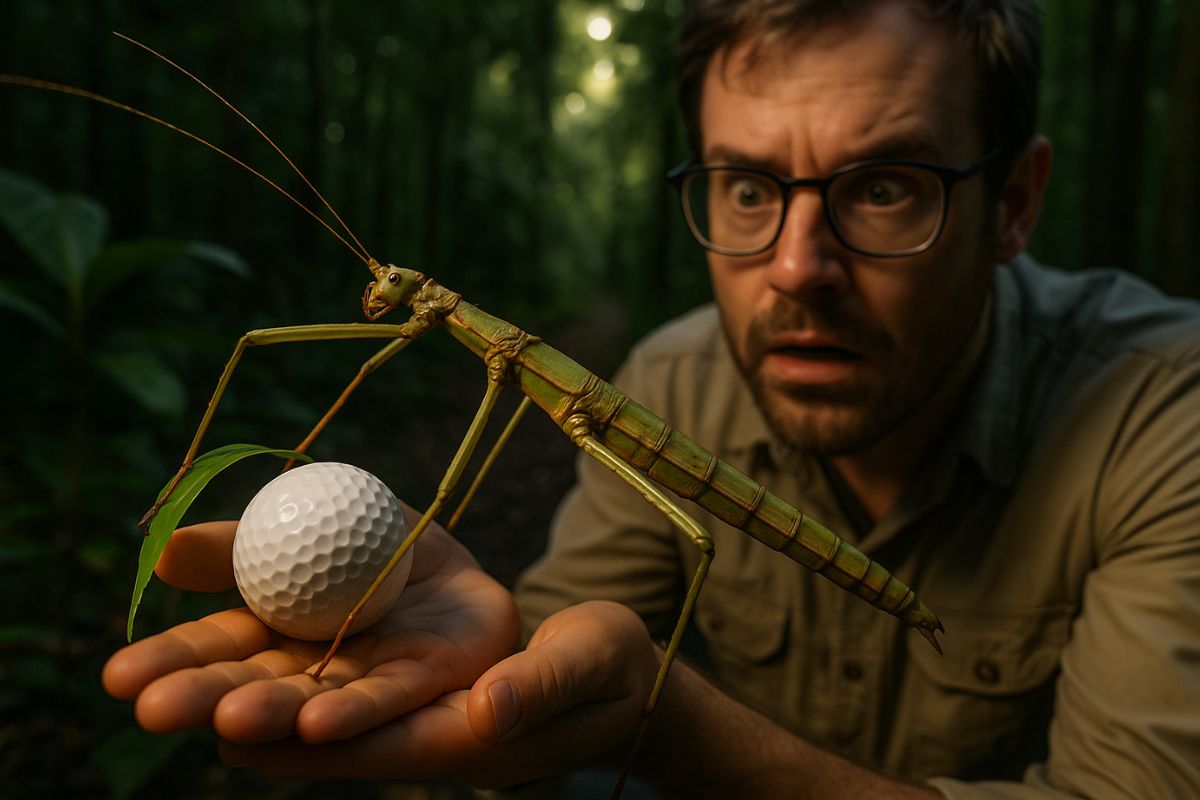 Se um inseto de 40 cm passou despercebido até agora, quantas criaturas gigantes ainda faltam descobrir?