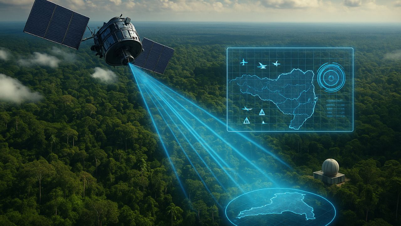 Conheça a arma secreta do Brasil que usa satélites para dominar os céus da Amazônia