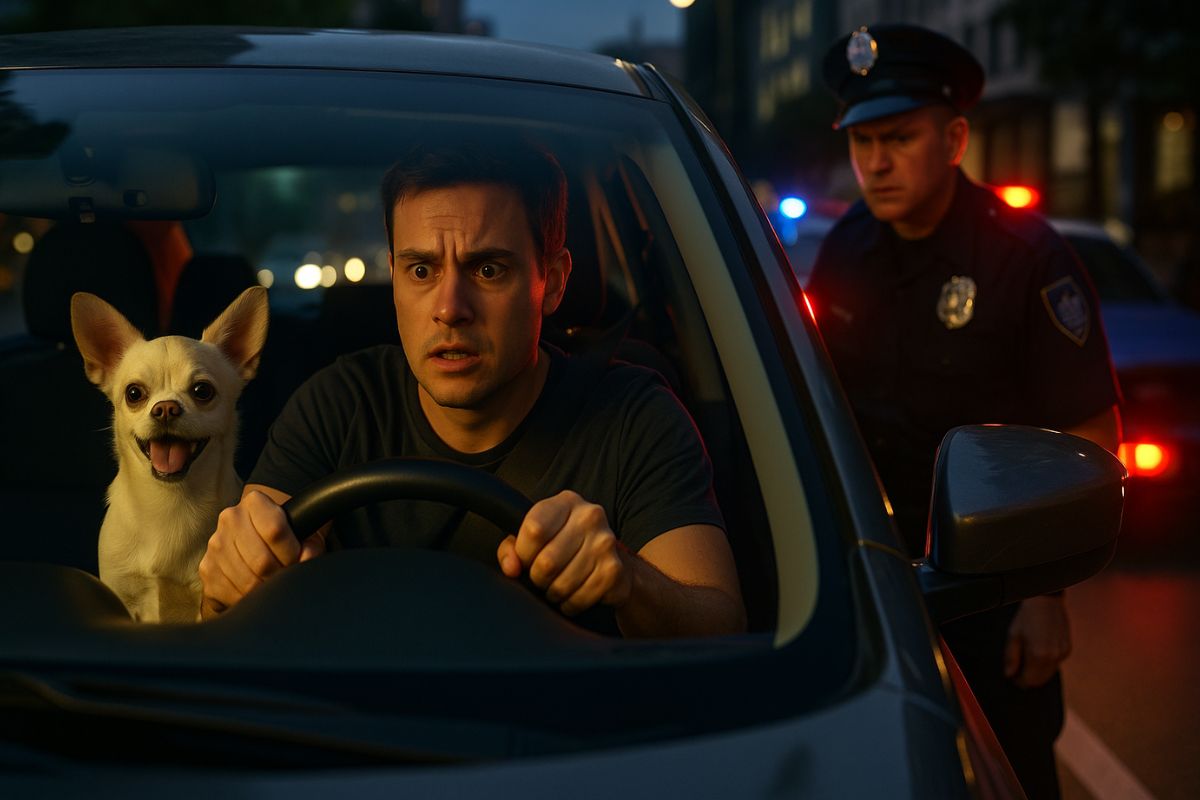 Motoristas flagrados com pet no colo podem ser multados e perder pontos na carteira