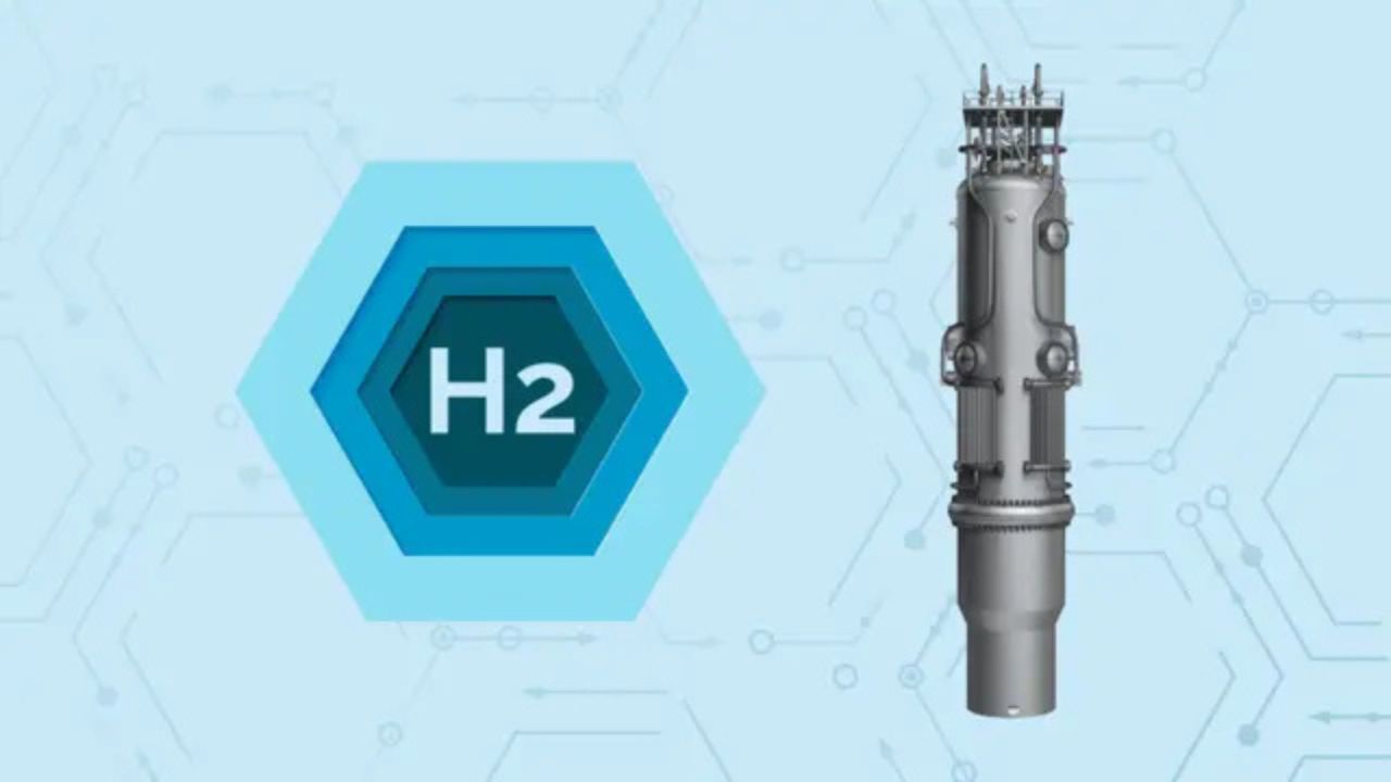 El hidrógeno es el elemento más abundante del universo y una prometedora fuente de energía limpia, ya que su utilización como combustible genera solo vapor de agua. Fuente: NusCale