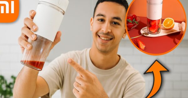 Este liquidificador portátil da Xiaomi cabe na mochila, prepara suco em 35 segundos e custa cerca de R$ 300