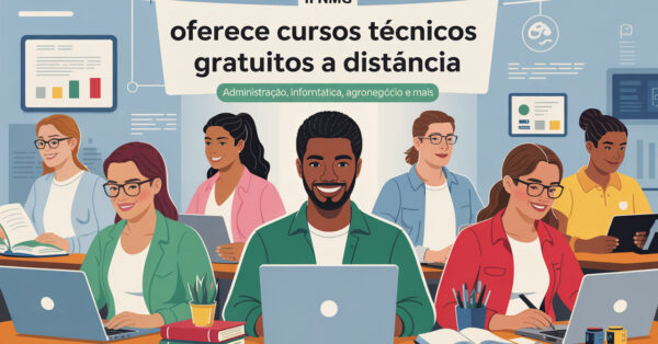 IFNMG oferece cursos técnicos gratuitos a distância em Administração, Informática, Agronegócio e mais — veja como garantir sua vaga