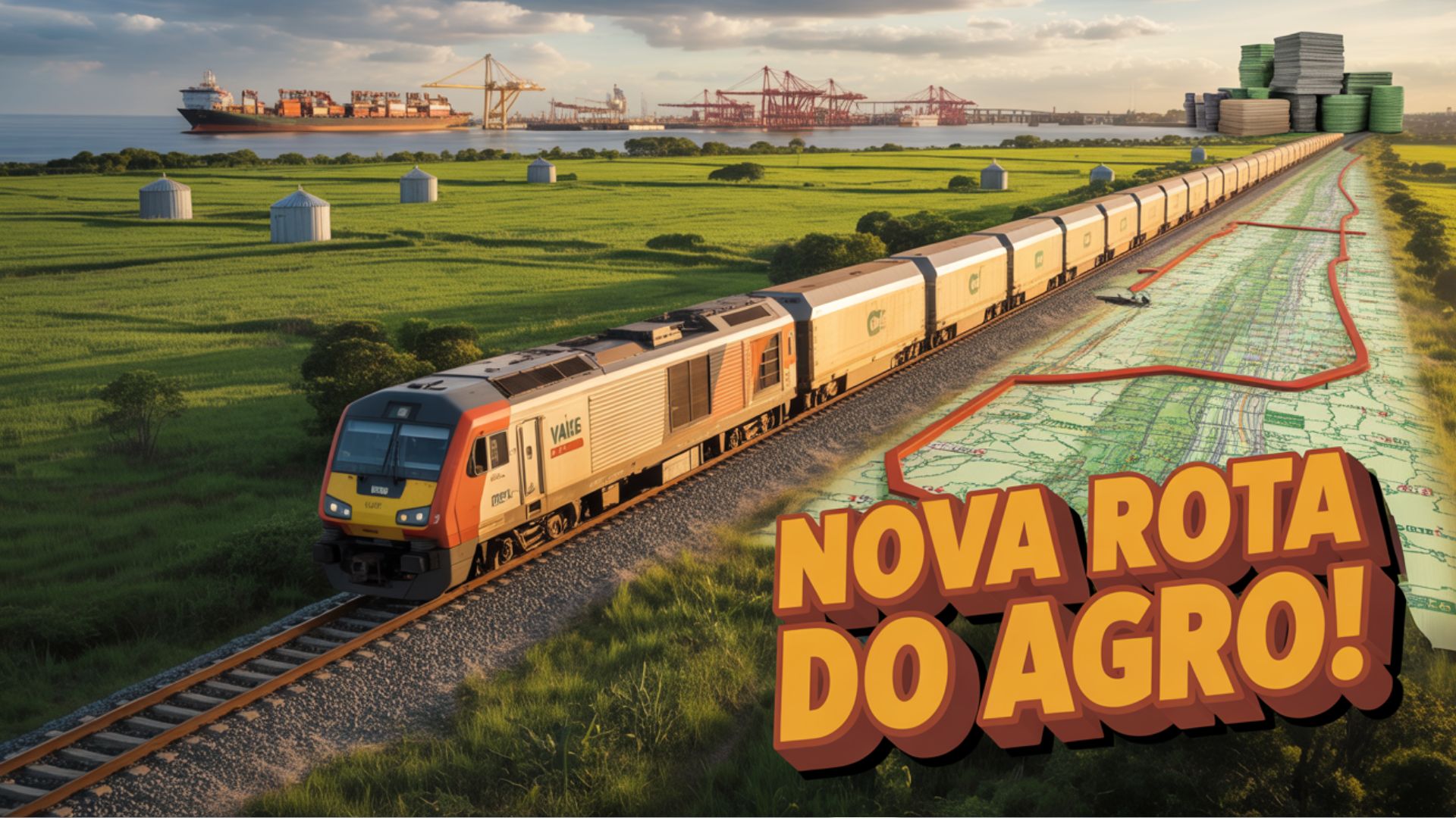 Nova ferrovia EF-118 ligará Espírito Santo ao Rio com 575 km, aporte da Vale e conexão estratégica para exportação via Porto do Açu.