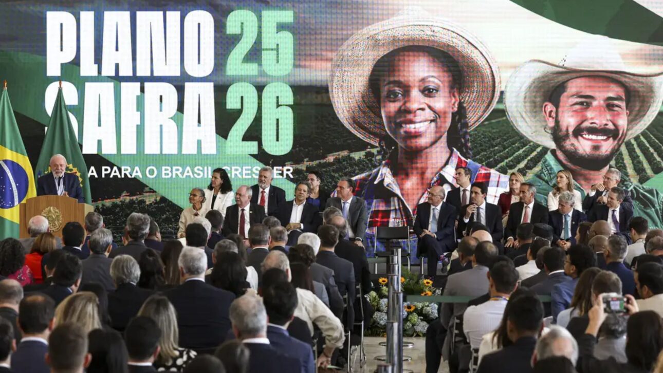 Lula en discurso de lanzamiento del Plan Safra 2025/26. (Imagen: Marcelo Camargo/Agência Brasil)