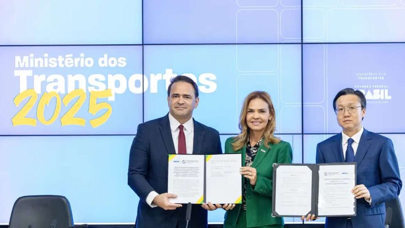 Brasil y China firmaron un acuerdo para iniciar estudios conjuntos sobre el corredor ferroviario que ligará los océanos Atlántico y Pacífico. (Imagen: Michel Corvelo/MT)