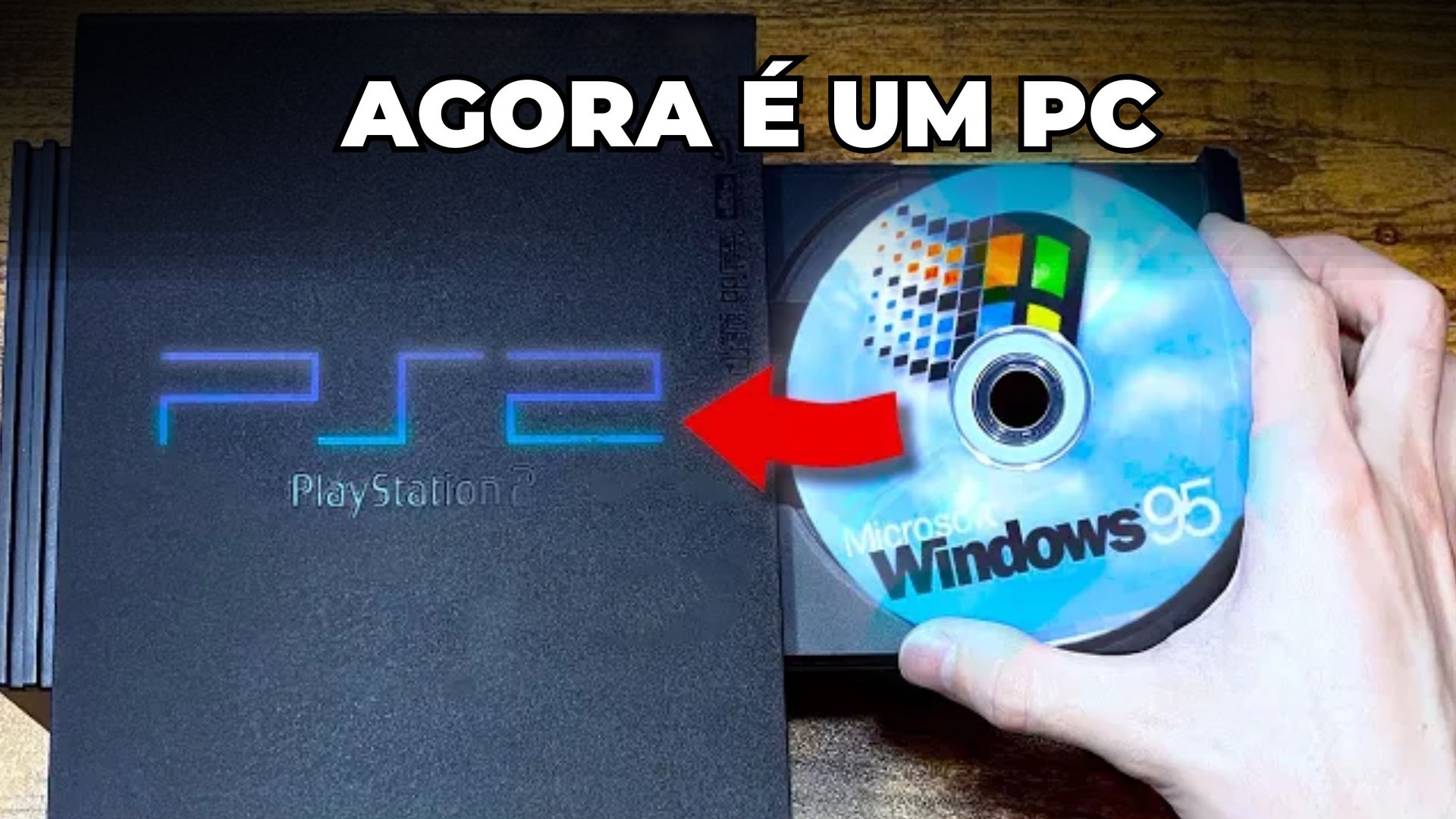 PlayStation 2 é transformado em PC com Windows 95 e tenta rodar Doom, em experimento curioso que desafia limites do console.