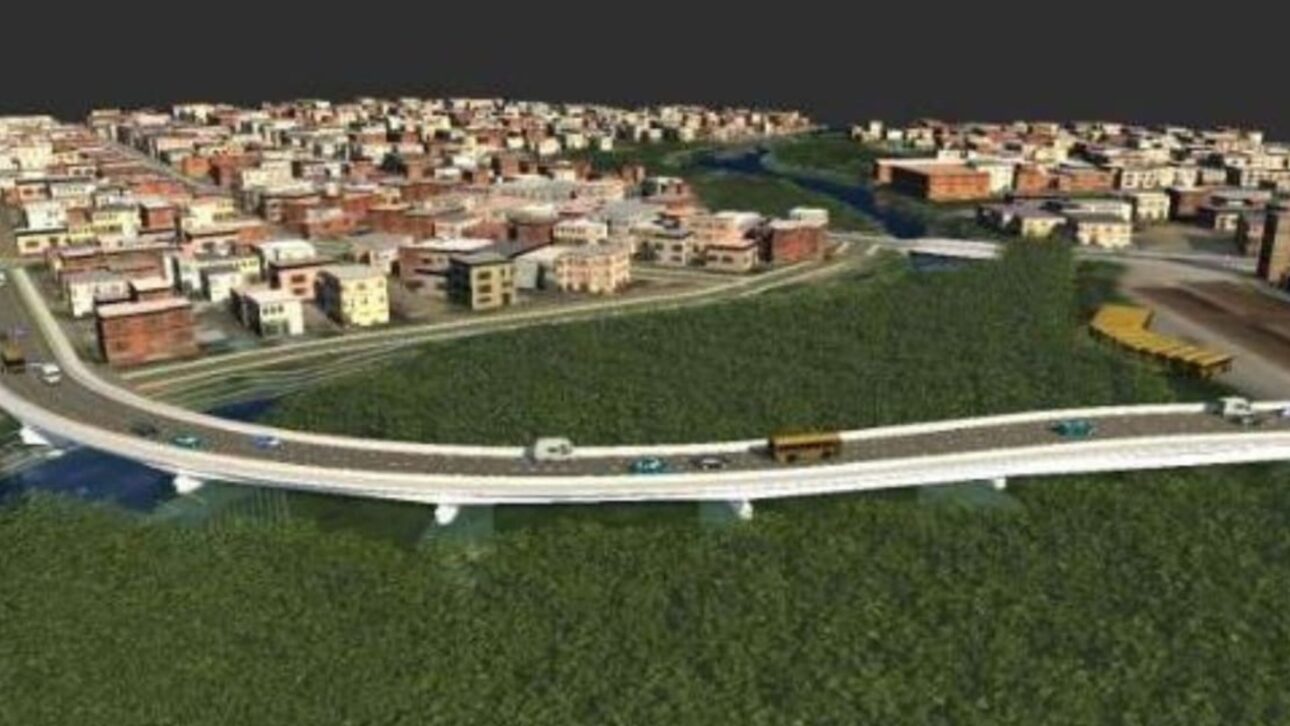 Obra inédita en Joinville: puente curvo de 182,5 metros va a ligar barrios y transformar la movilidad urbana con inversión de R$ 25,9 millones.