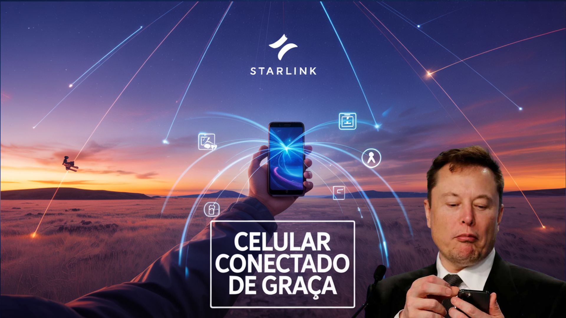 Starlink libera internet gratuita via satélite para celulares selecionados a partir de julho de 2025. Confira os modelos compatíveis e benefícios.