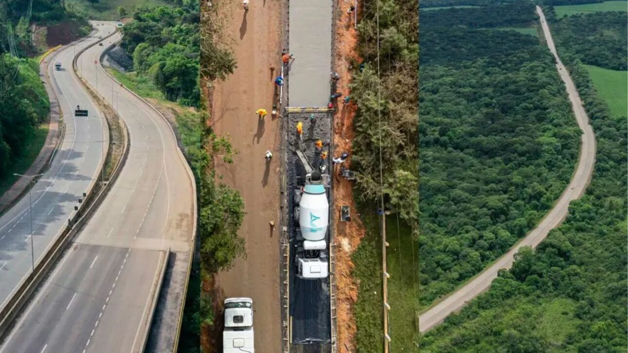 Paraná invierte en 500 km de carretera de concreto y R$ 3,1 mil millones, duplicando la vida útil de las carreteras y revolucionando la infraestructura logística.