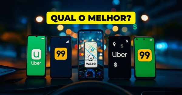 Veja os melhores celulares para motoristas de Uber e 99 em 2025. Confira modelos com bateria potente, desempenho e ótimo custo-benefício.