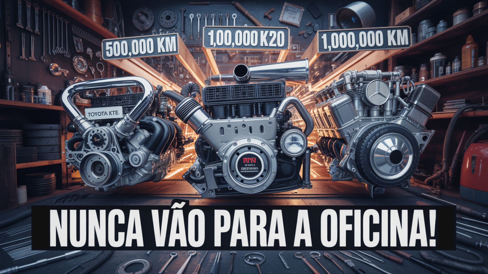 Conheça os três motores inquebráveis que superam 500 mil km sem grandes manutenções e veja por que eles são referência em durabilidade automotiva.