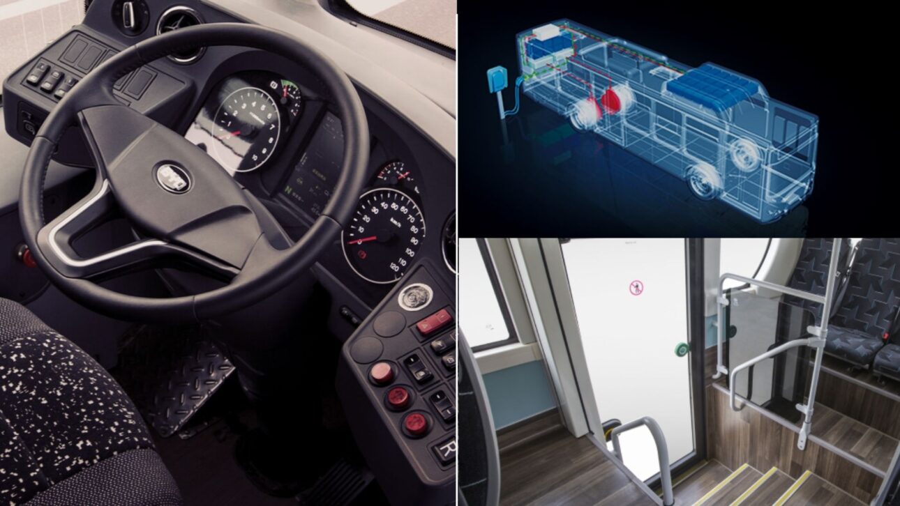 Nuevo autobús eléctrico BYD B13.b recorre hasta 700 km con una carga, batería blade integrada al chasis y alta seguridad para transporte colectivo.