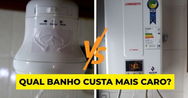 Descubra se chuveiro elétrico ou aquecedor a gás pesa mais no bolso e qual sistema oferece mais economia, conforto e praticidade para sua casa.