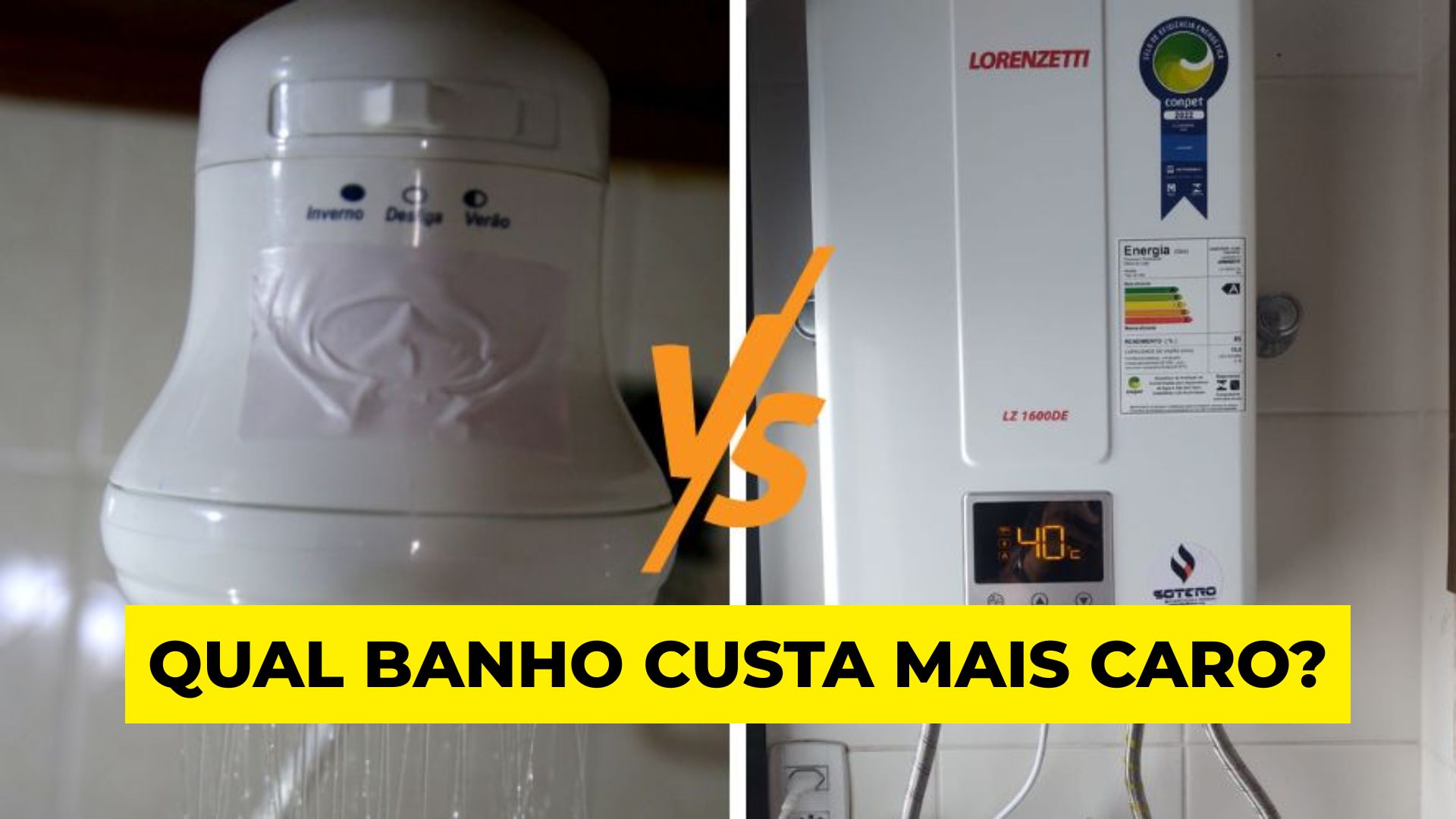 Descubra se chuveiro elétrico ou aquecedor a gás pesa mais no bolso e qual sistema oferece mais economia, conforto e praticidade para sua casa.