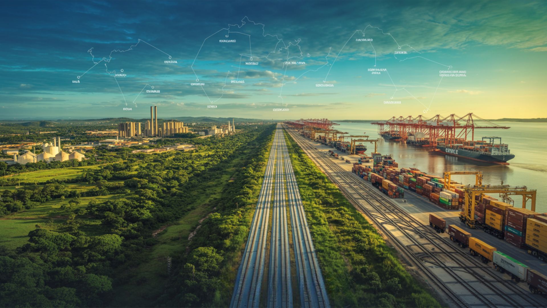 Governo acelera desapropriações para nova ferrovia que promete revolucionar o escoamento de celulose do Centro-Oeste ao Porto de Santos.