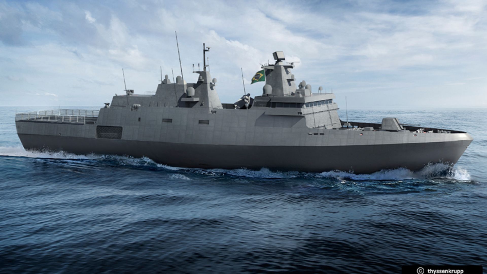 Conheça a Fragata Tamandaré, navio de defesa mais moderno do Brasil, equipada com tecnologia furtiva e soluções digitais de última geração.