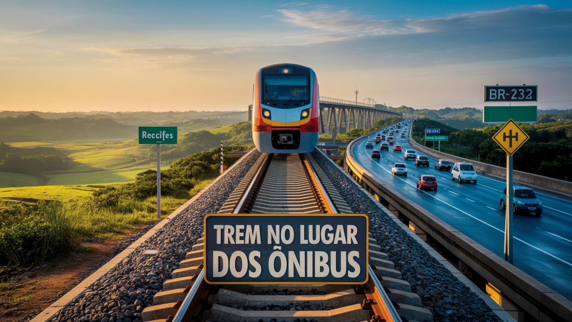 Sudene estuda reativação do transporte sobre trilhos entre Recife e Caruaru para impulsionar mobilidade, economia e tradição ferroviária.