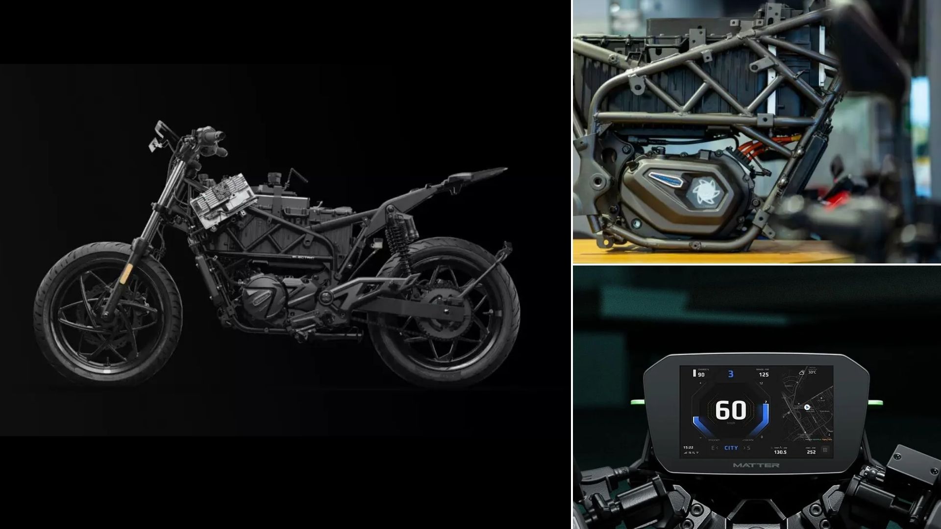 Conheça a Matter Aera, primeira moto elétrica com câmbio manual, 125 km de autonomia e tecnologia inédita que pode chegar ao Brasil em 2025.