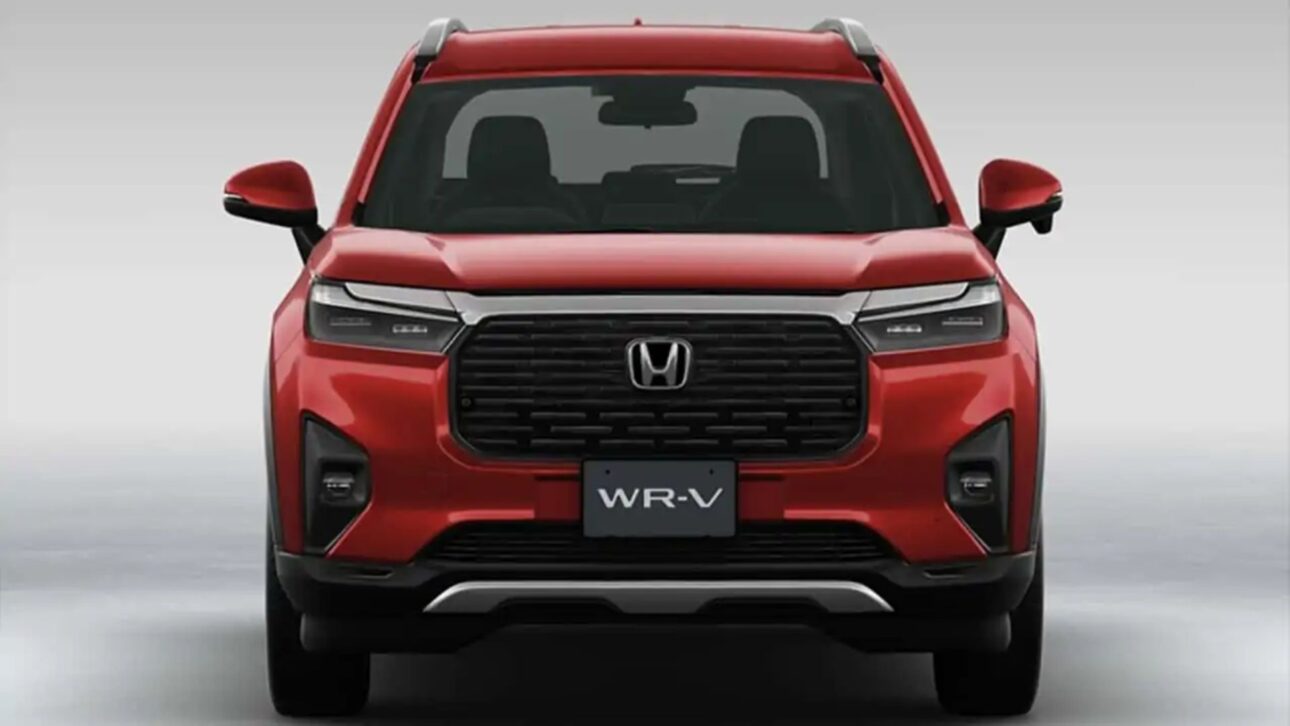 Destacado para la parte delantera del Honda WR-V 2026, que refuerza el estilo aventurero del SUV compacto de Honda. (Imagen: divulgação)
