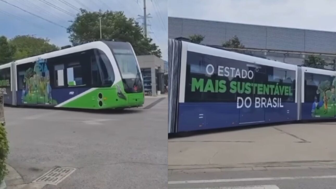 Transporte público inédito llega a la Región Metropolitana de Curitiba con tranvía digital 100% eléctrico y sin rieles, prometiendo revolucionar la movilidad.
