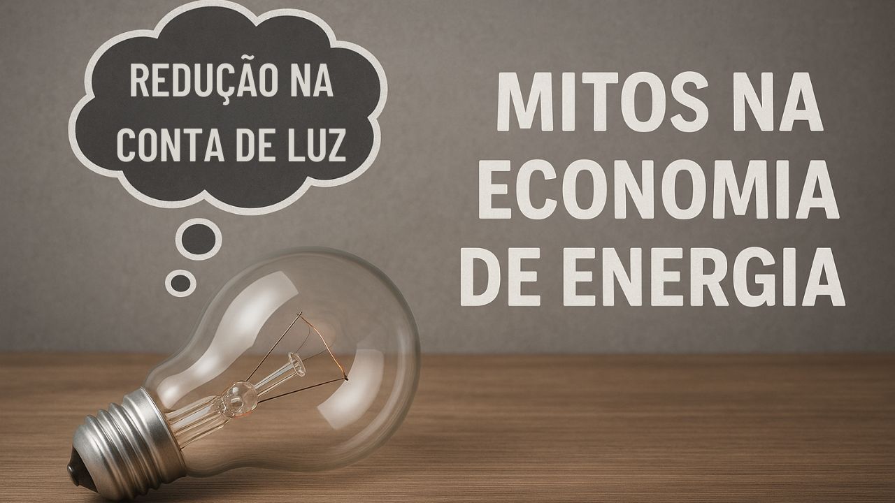 Descubra os 8 mitos mais comuns sobre economia de energia elétrica e saiba por que essas práticas não ajudam de verdade a baixar sua conta de luz.