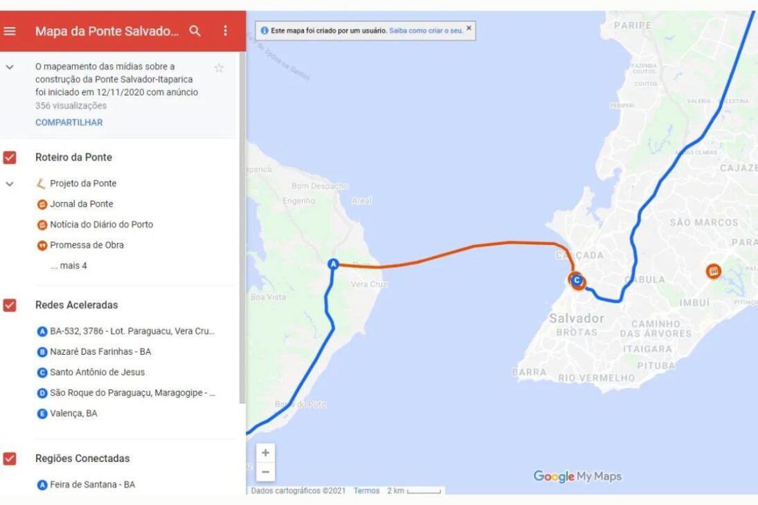 Megaobra china en Brasil: Ponte Salvador-Itaparica de 12 km sale del papel, puede beneficiar a 10 millones de personas, pero tendrá peaje de hasta R$ 50