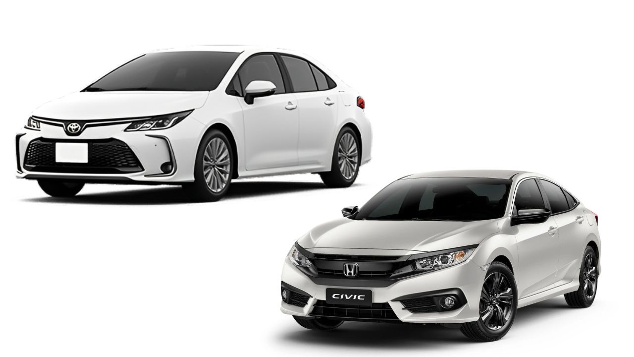 Toyota Corolla y Honda Civic.