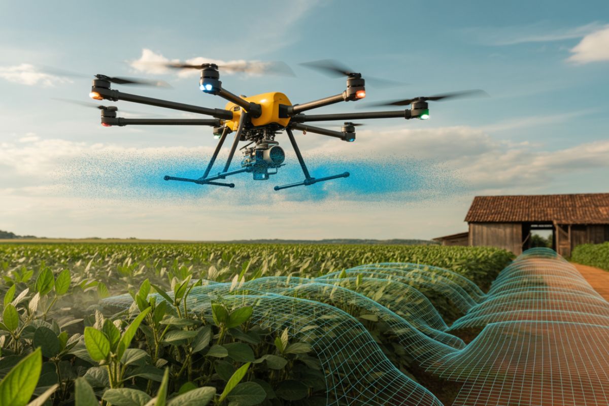 O Drone de 6 Rotores que Substitui Tratores e Mapeia Lavouras em 3D