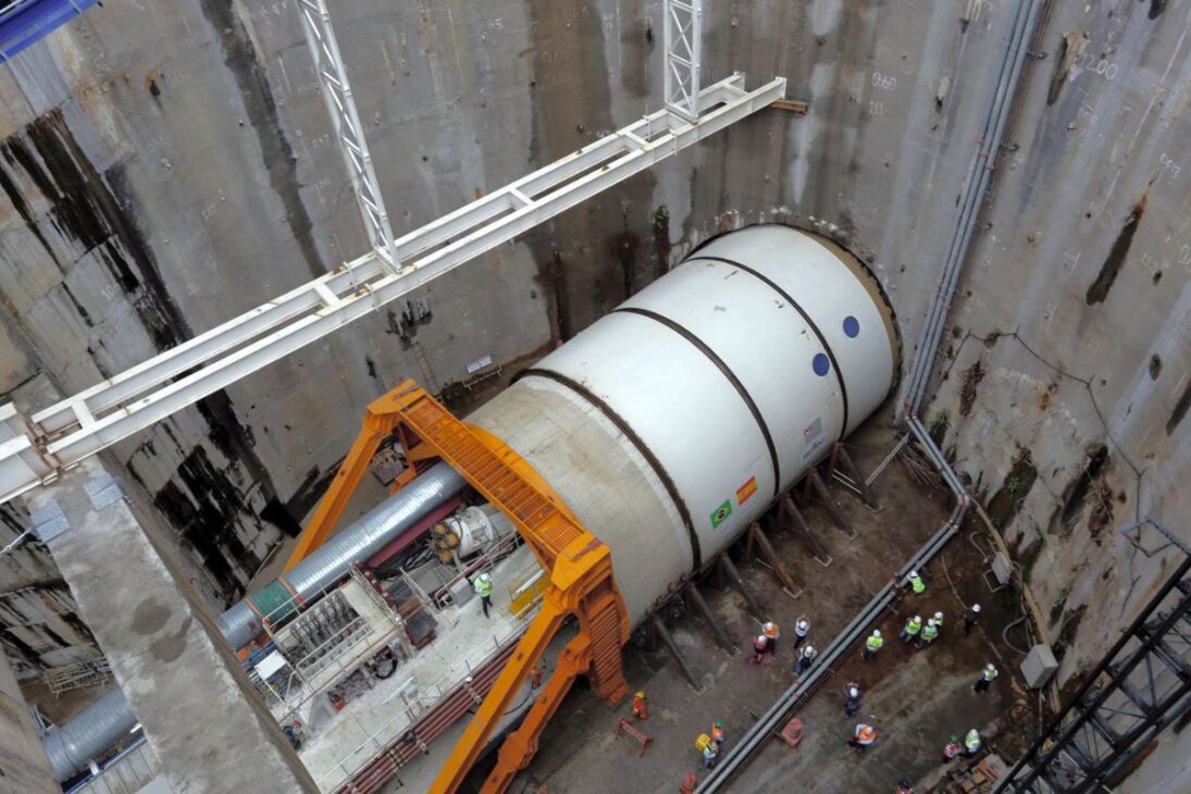 El mayor tatuzão de Brasil tiene 10,61 metros de diámetro, pesa 2 mil toneladas, excava el subsuelo de São Paulo para la Línea 6-Naranja