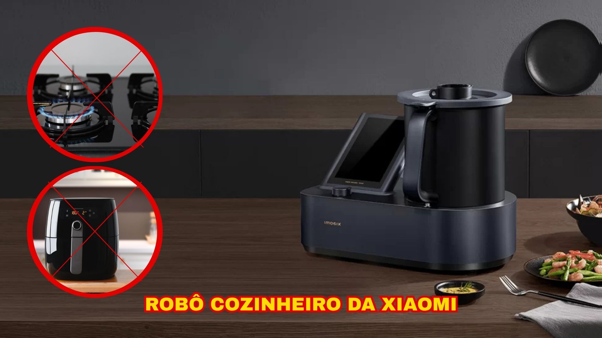 O robô cozinheiro da Xiaomi que substitui air fryer, fogão e liquidificador — conheça o Smart Cook, o eletrodoméstico mais completo do momento