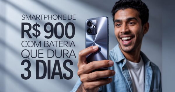O smartphone Android de R$ 900 que entrega 5G, tela de 120 Hz e bateria que dura até 3 dias — e ainda roda jogos sem travar