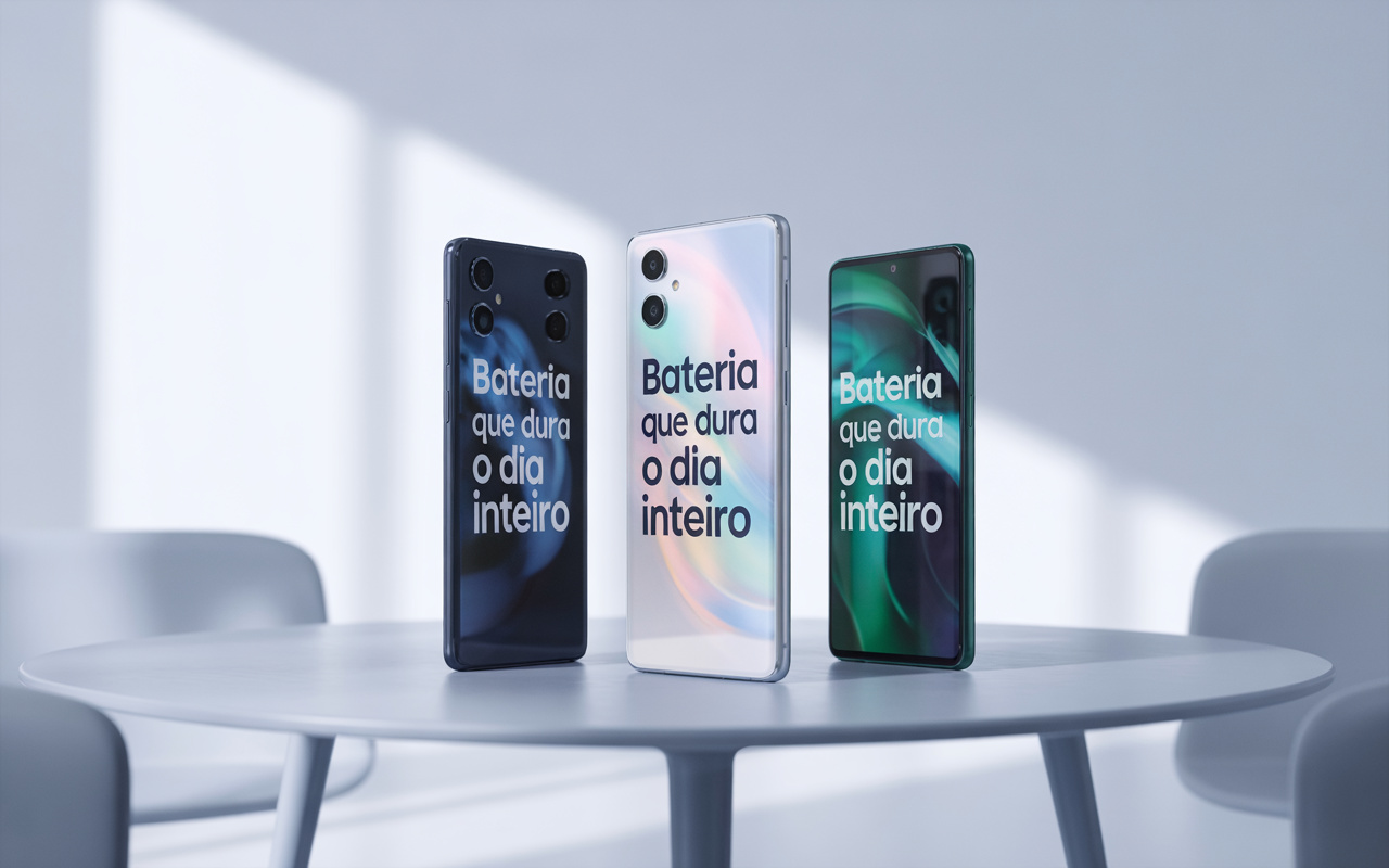 Os 3 celulares Samsung com bateria que dura o dia inteiro — veja quais modelos garantem manutenção longe da tomada