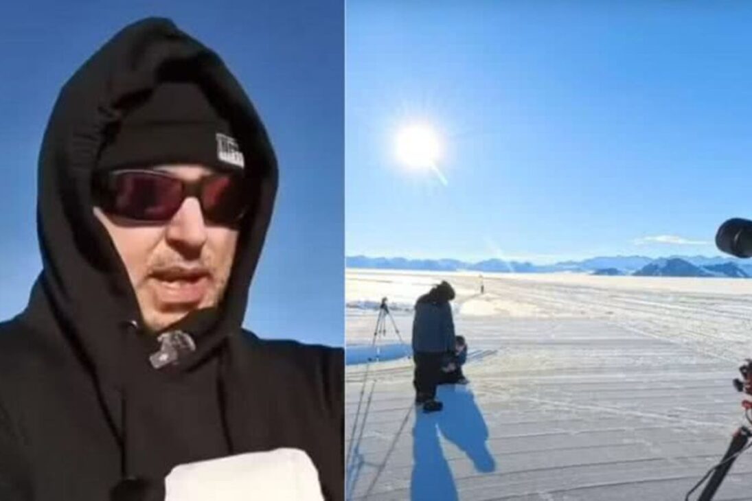 En el mismo documental, otro grupo, liderado por Jeran Campanella, elaboró un experimento para probar que la Tierra no tiene curvatura.