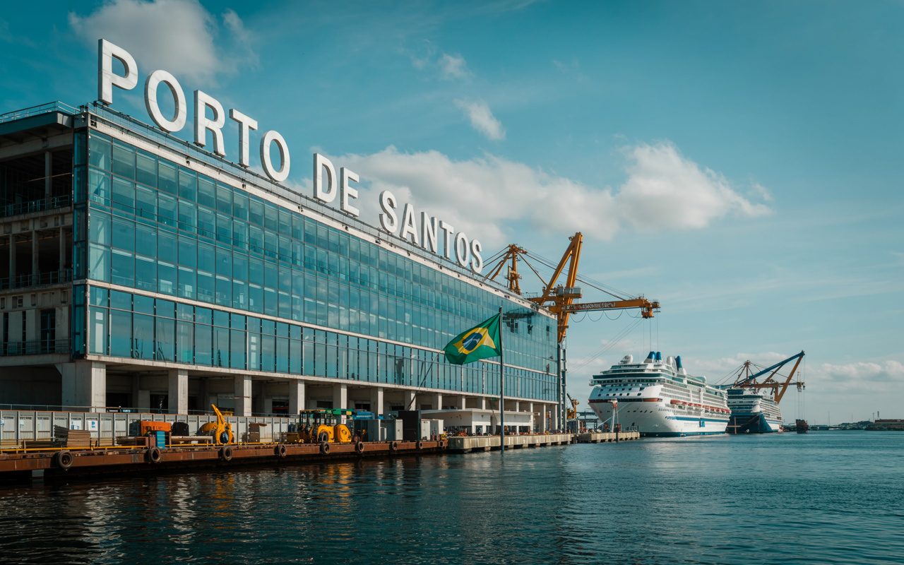Porto de Santos vai ganhar terminal de passageiros com investimento de R$ 1,24 bilhão — e gerar milhares de empregos até 2028