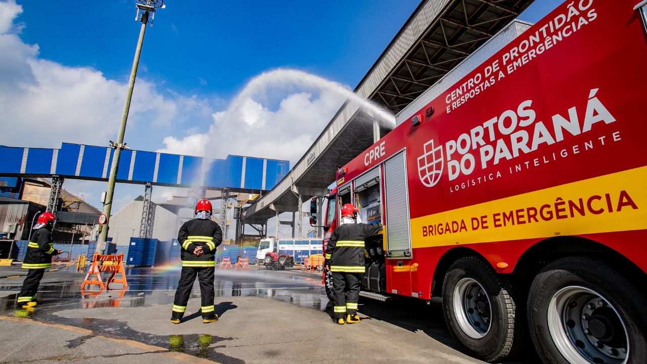Para Ampliar La Capacidad De Respuesta A Desastres Y Derrames, El Puerto De Paranaguá Inauguró Un Moderno Centro De Emergencia, Con Inversión De R$ 27 Millones.