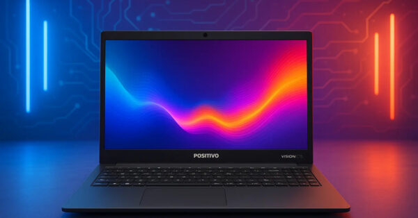 Notebook com tela grande, 8 GB de RAM e preço de celular básico? Positivo Vision C15 sai por só R$ 1.599