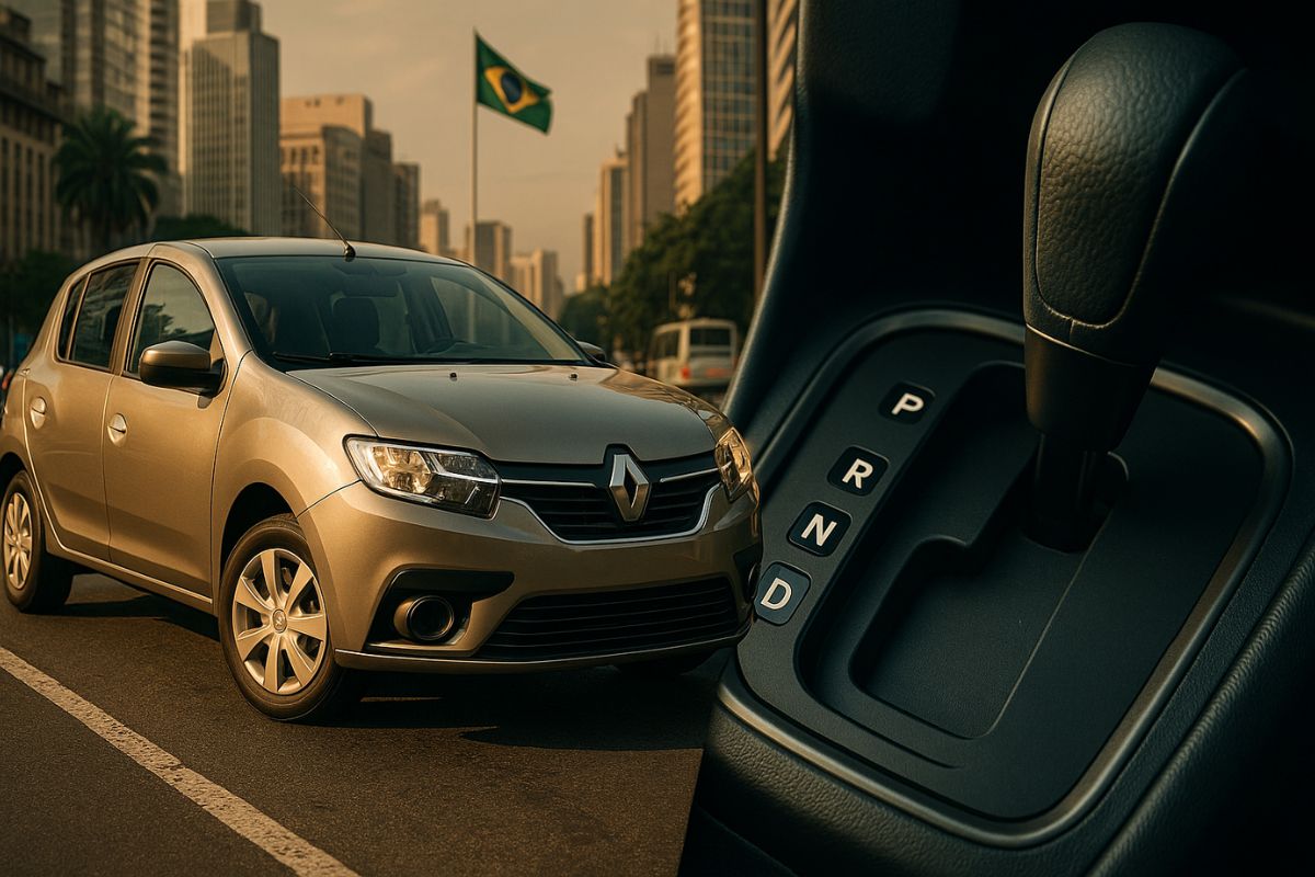 Quando automático deixou de ser luxo: a história do Sandero que custava R$ 62 mil com CVT