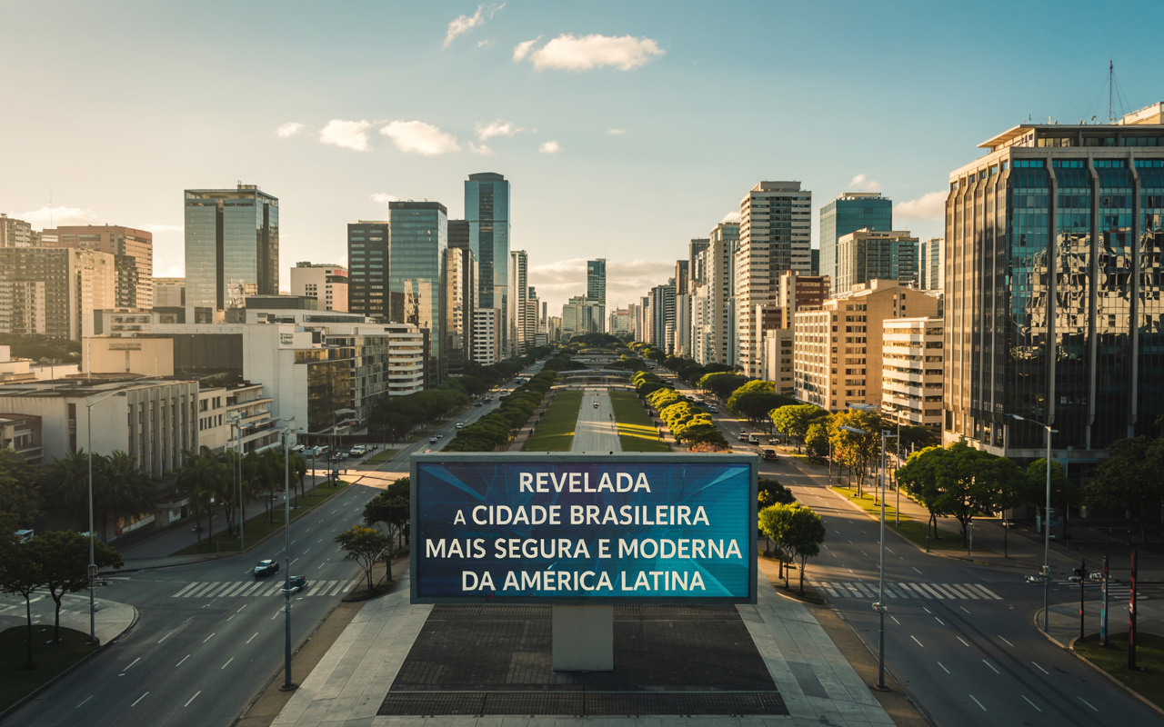 Revelada a cidade brasileira mais segura e moderna da América Latina — qualidade de vida, tecnologia urbana e baixos índices de violência explicam o destaque