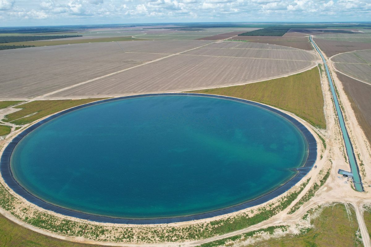 Mercado de geomembranas vai a US$ 3,3 bi com boom de reservatórios inteligentes na agricultura