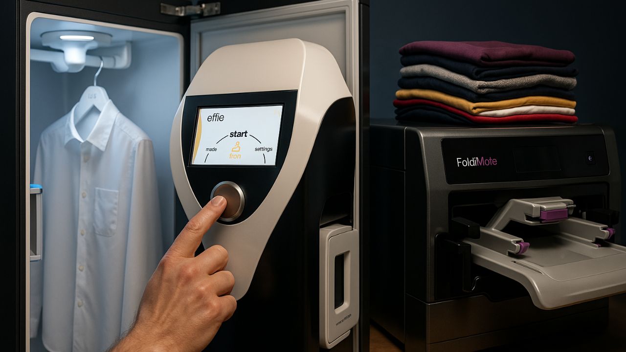 Roupas dobradas e passadas sozinhas? Veja como funciona a nova tecnologia em máquina automatizada