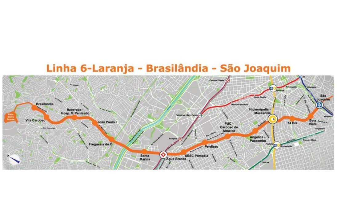 El primer tren de la Línea 6-Naranja llegó para la mayor obra de América Latina, un proyecto de 15 km que conectará la Zona Norte con el Centro