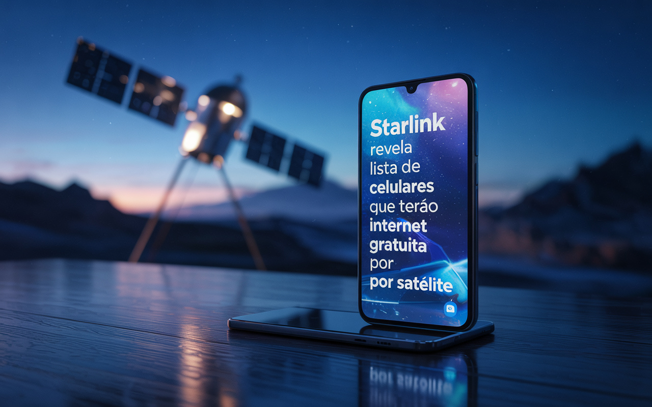 Starlink revela lista de celulares que terão internet gratuita por satélite a partir de 31 de julho de 2025