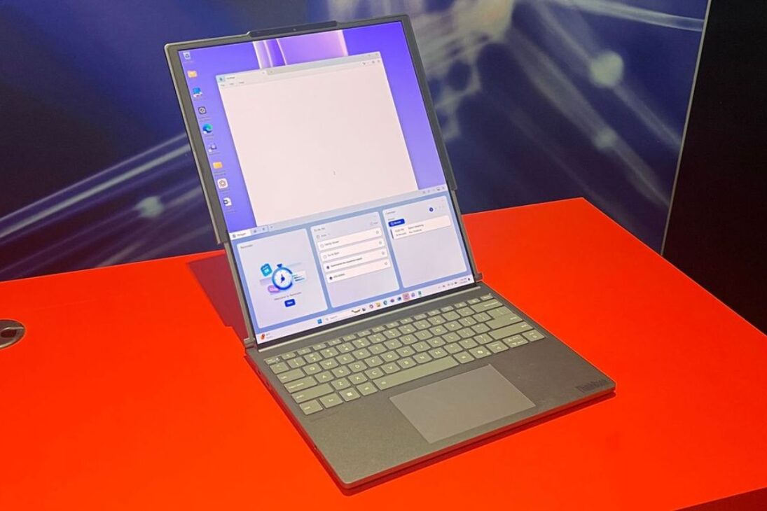 ¿Pantalla que se expande sola? Lenovo presenta laptop con tecnología inédita y diseño sorprendente