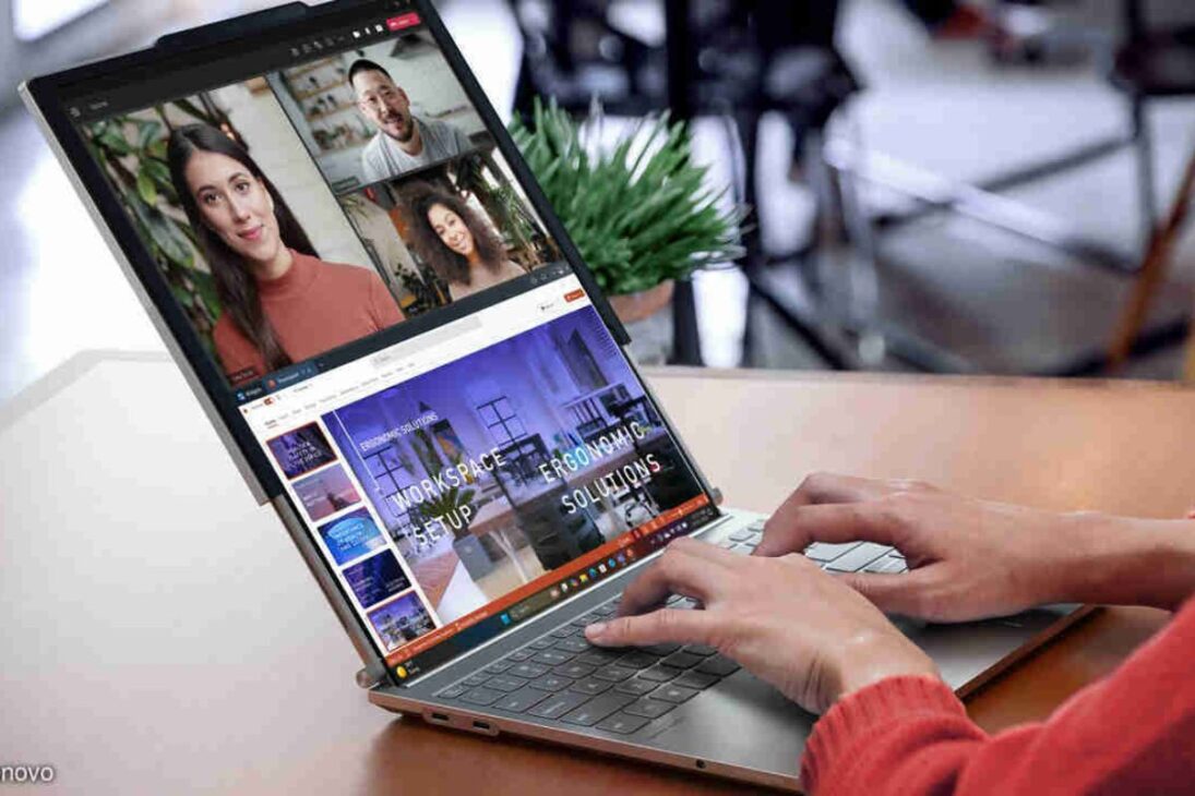 Notebook con pantalla que "sube sola" es real: Lenovo sorprende con tecnología de punta