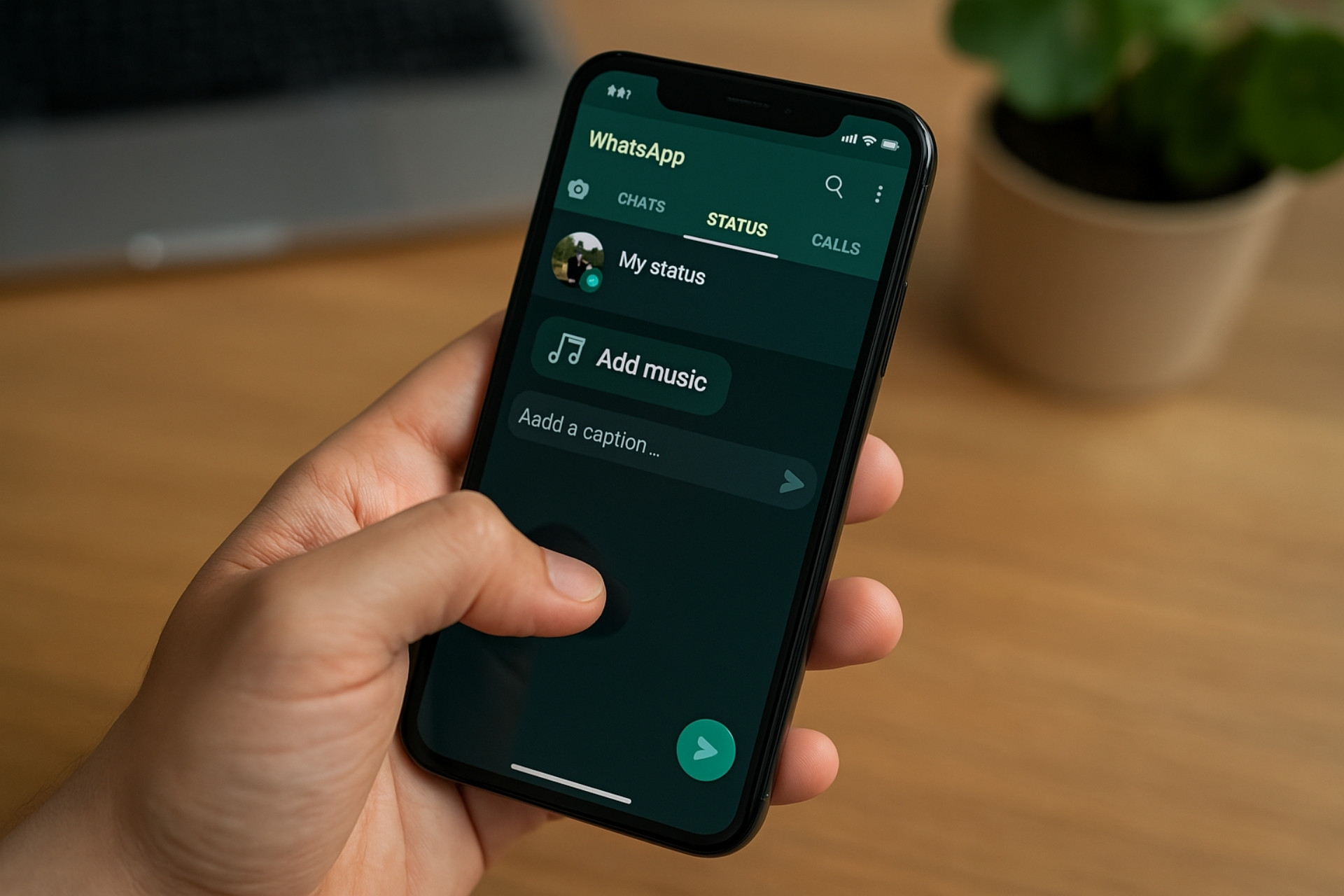 WhatsApp começa a liberar no Brasil o recurso de adicionar música nos Status — escolha até 60 segundos de trilha em fotos e vídeos