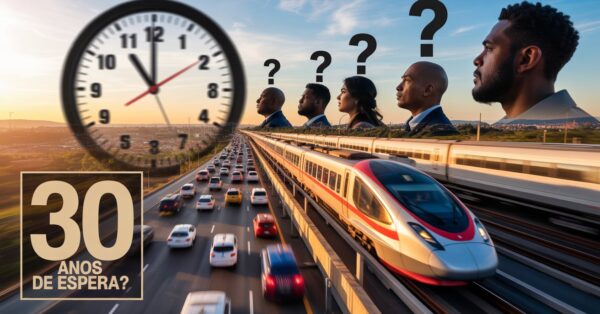 Projeto de trem entre São Paulo e litoral promete 13 mil empregos e viagem em 90 minutos, mas só deve ficar pronto em 30 anos.