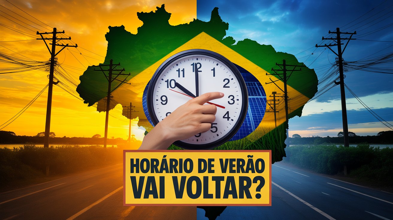 Risco de apagão faz governo estudar volta do horário de verão para aliviar picos de consumo no Brasil. Entenda os desafios do sistema elétrico.